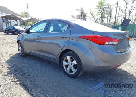 2012 Hyundai Elantra Gls из США, поврежденный, VIN 5NPDH4AE2CH126783